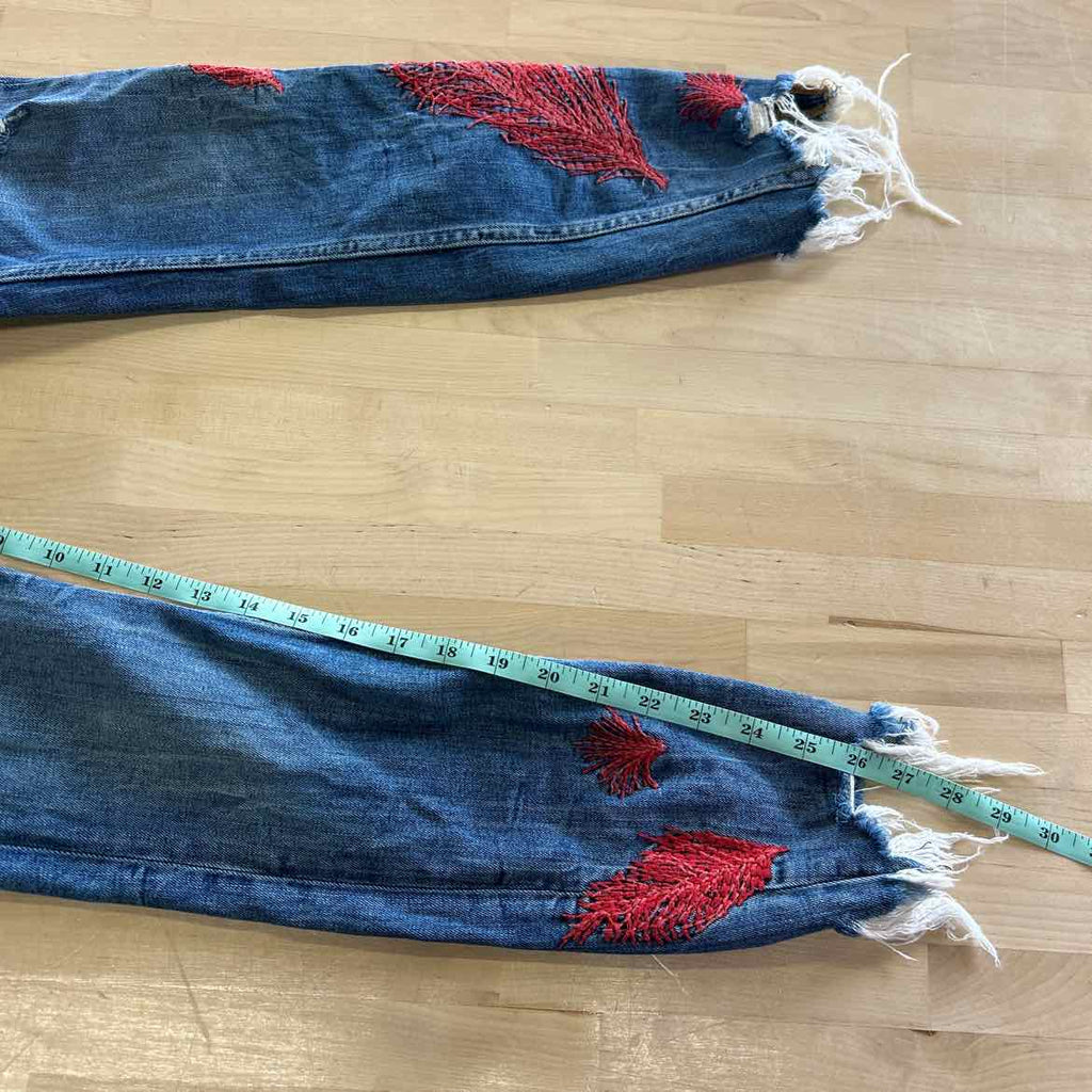 zara Size S Blue Preloved Jeans