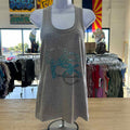 Bebe Size XS Gray Rhinestone New Tunic