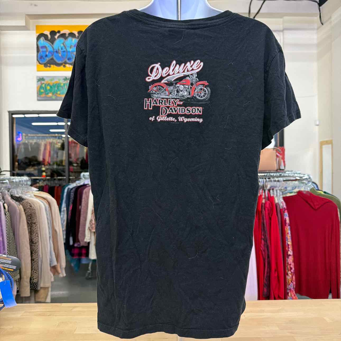 Harley Davidson Size 2X Black Preloved Shirt