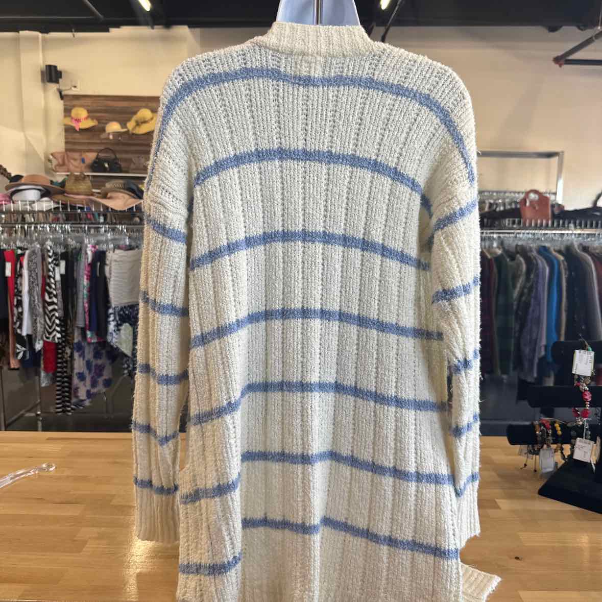 hippie rose Size S White/Blue Cardigan