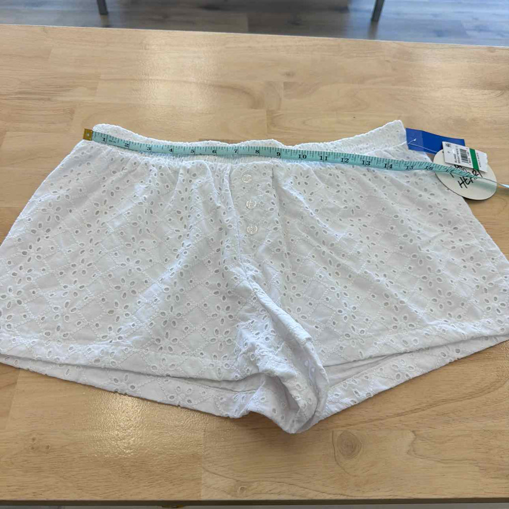 Planet Heart Women Size L White New Shorts
