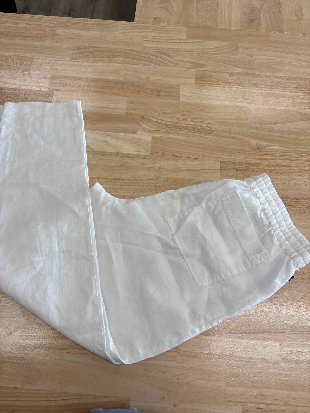 Tommy Bahama Size M White Linen New Pants