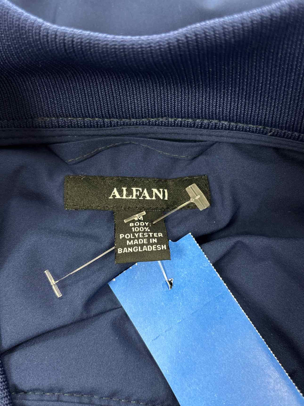Alfani Size M Men's Welded Alfatech Contrast-Trim Full-Zip Vest