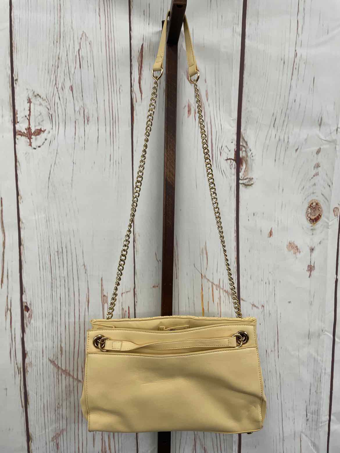 I.N.C. International Concepts Harrper Aurora Quilted Shoulde Double Cream NO SIZ