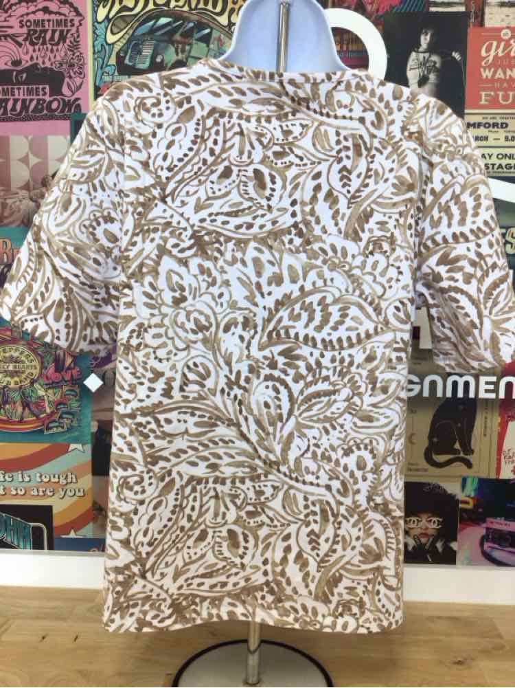 Talbots Size L Tan Preloved Shirt