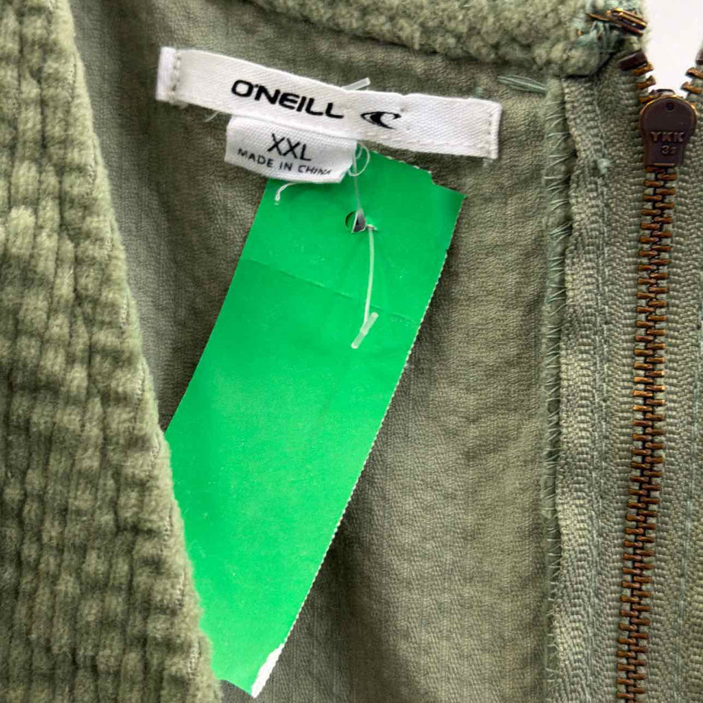 O'Neill Juniors' Poppy Sleeveless Corduroy Mini Dress - Oil Green