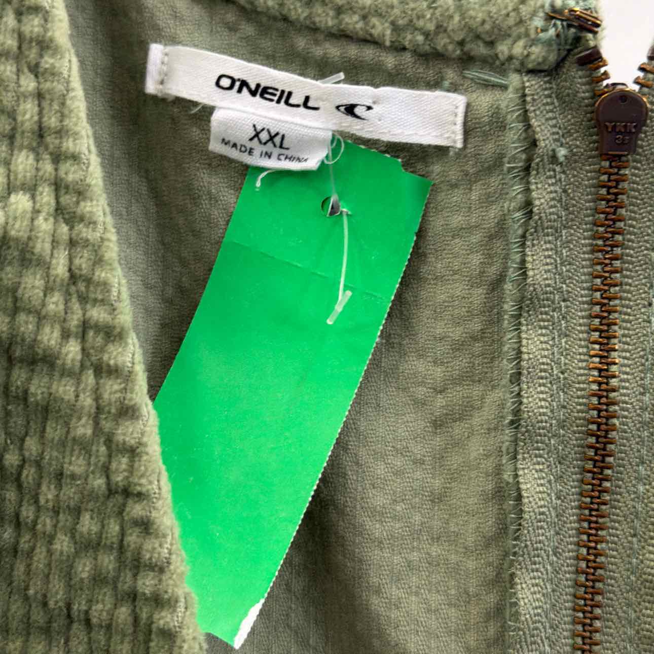 O'Neill Juniors' Poppy Sleeveless Corduroy Mini Dress - Oil Green