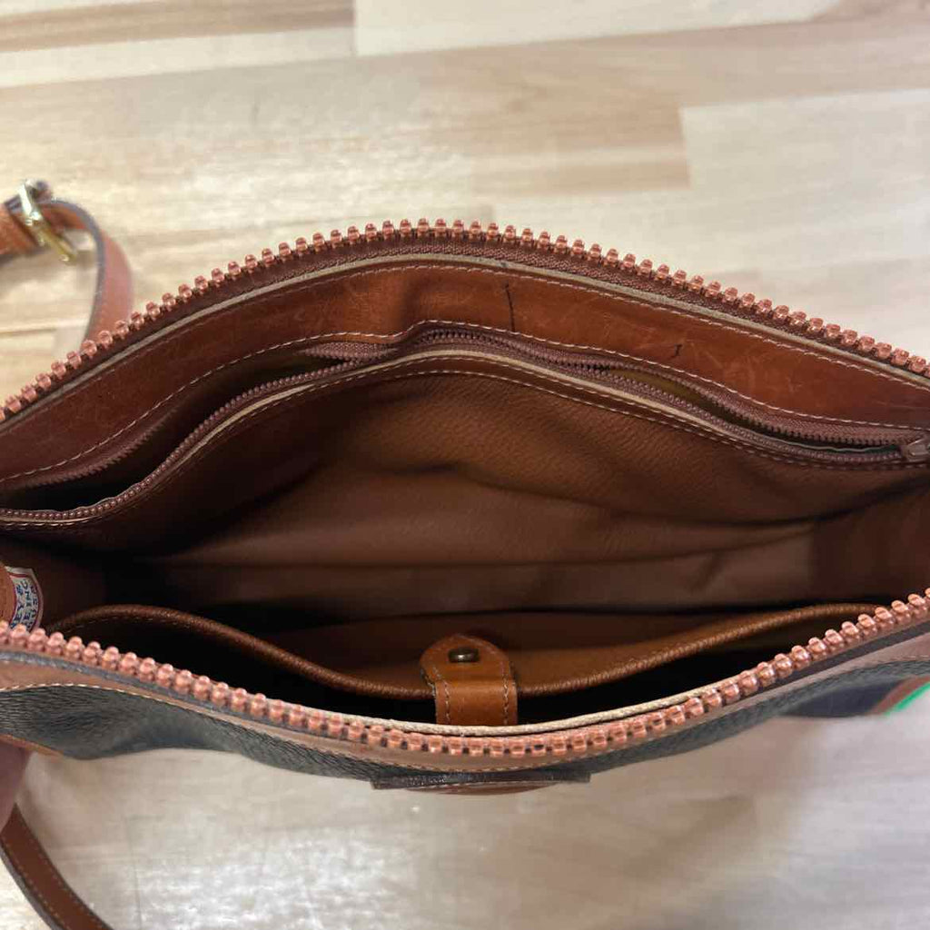 Dooney & Bourke Brown/Navy Crossbody