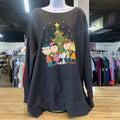 Peanuts Size 3XW Gray Sweater