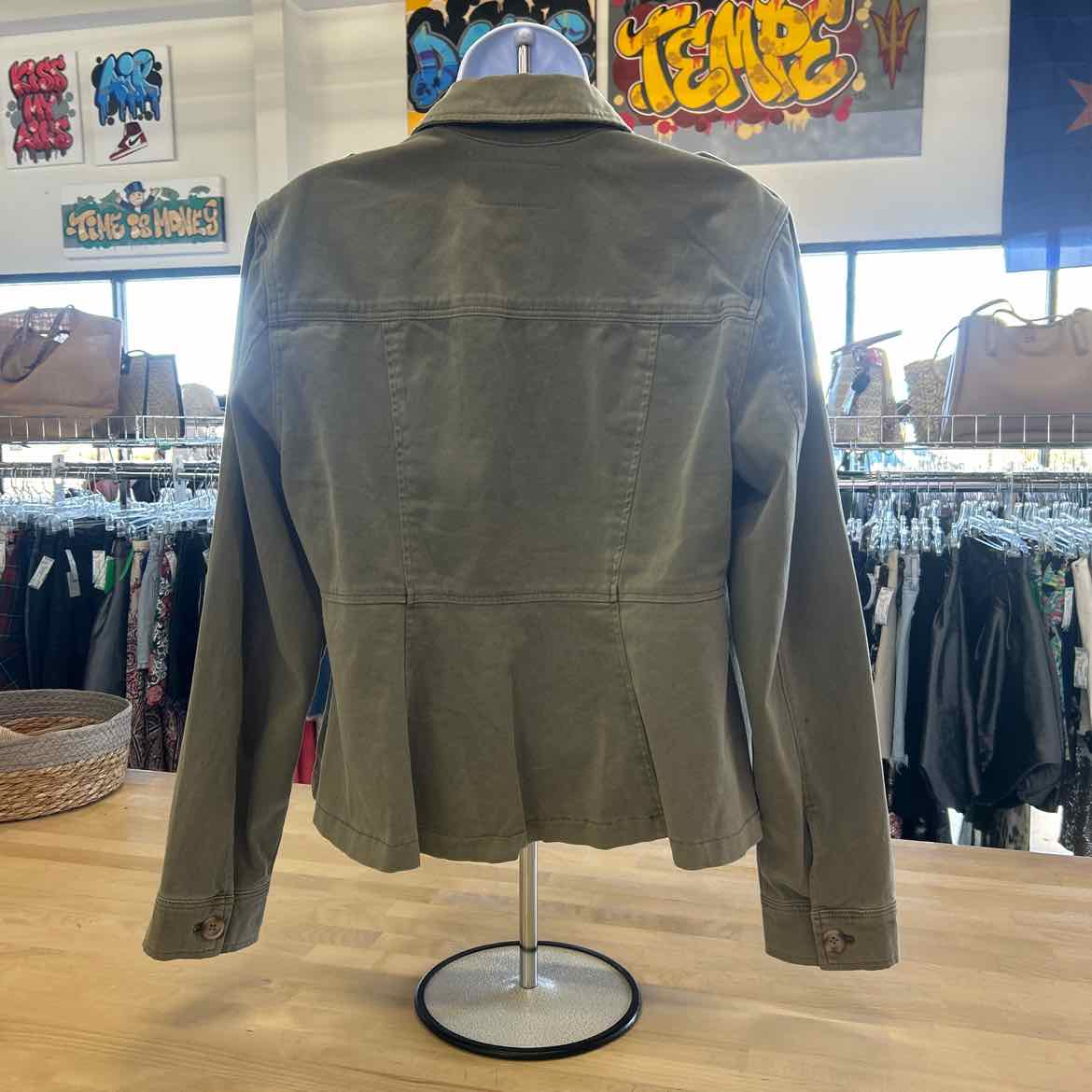 Torrid Size L Green Preloved Jacket