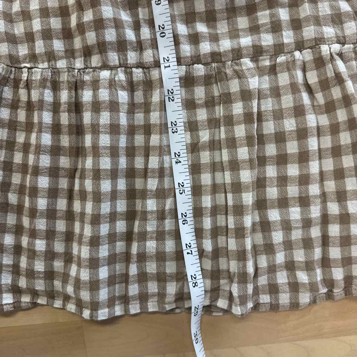 Easel Size S Brown & White Skirt
