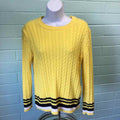 Tommy Hilfiger Size M Yellow Knit Sweater