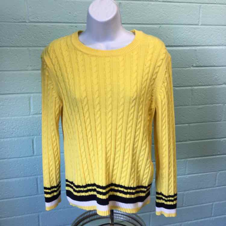 Tommy Hilfiger Size M Yellow Knit Sweater