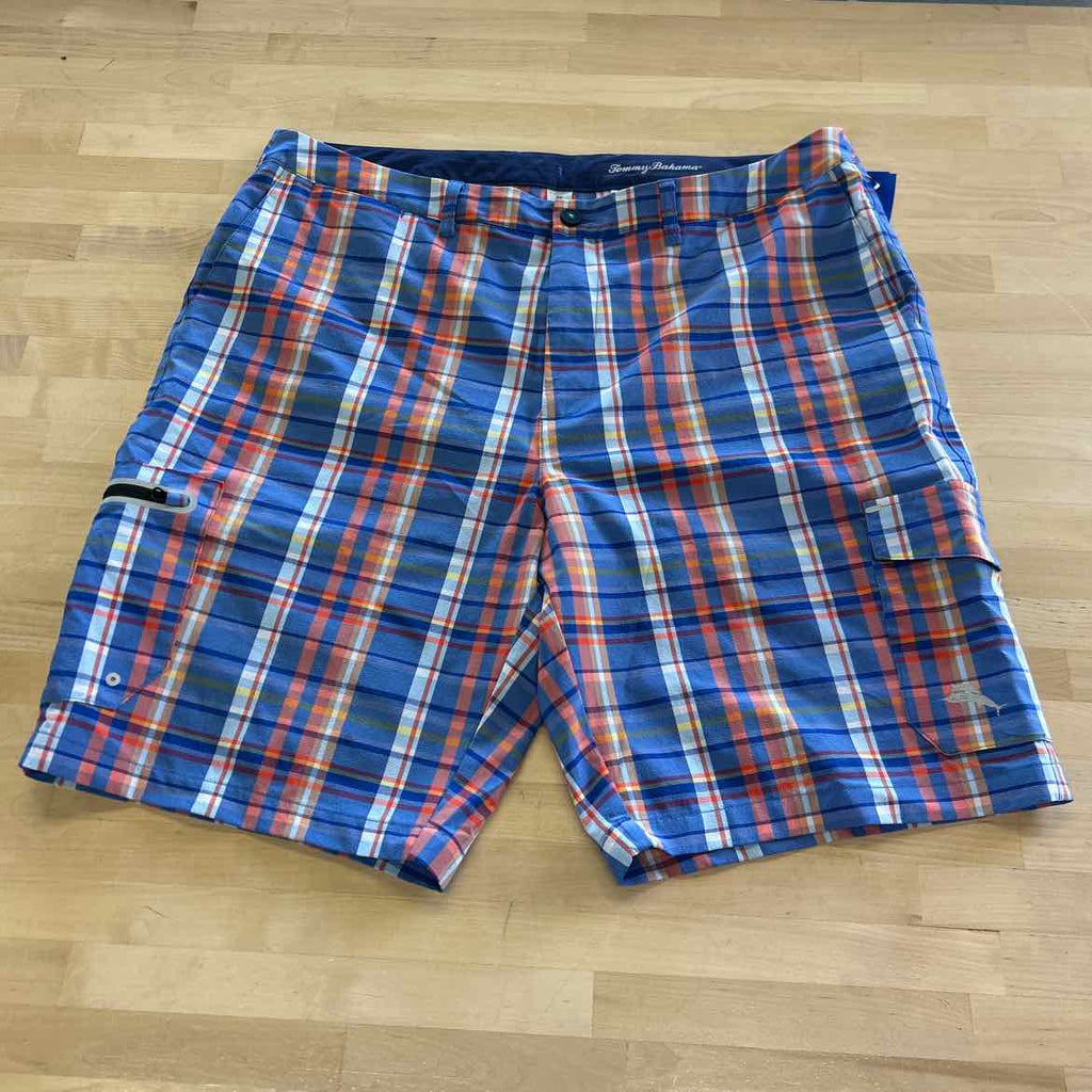 Tommy Bahama Men's Size 38 Blue Orange MENS Swimwear