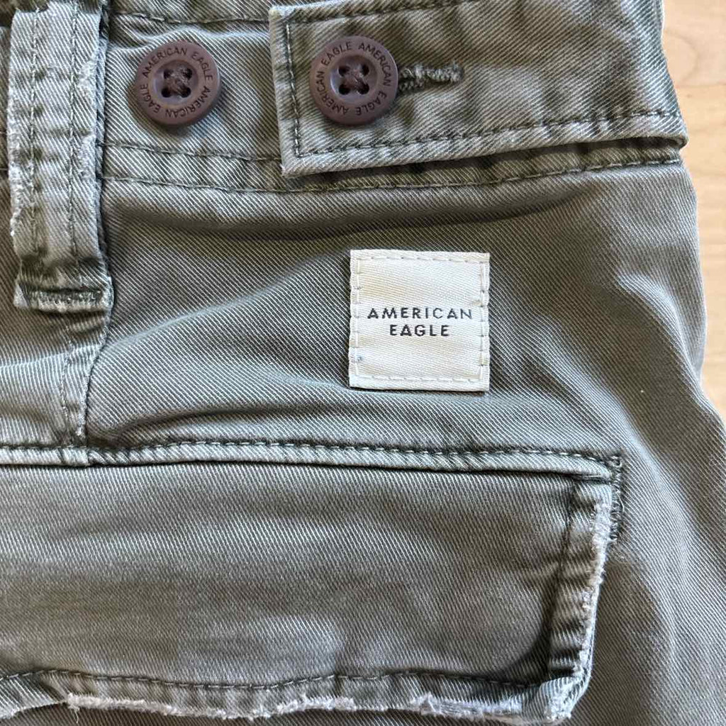 American Eagle Size 34x30 Green MENS Pants