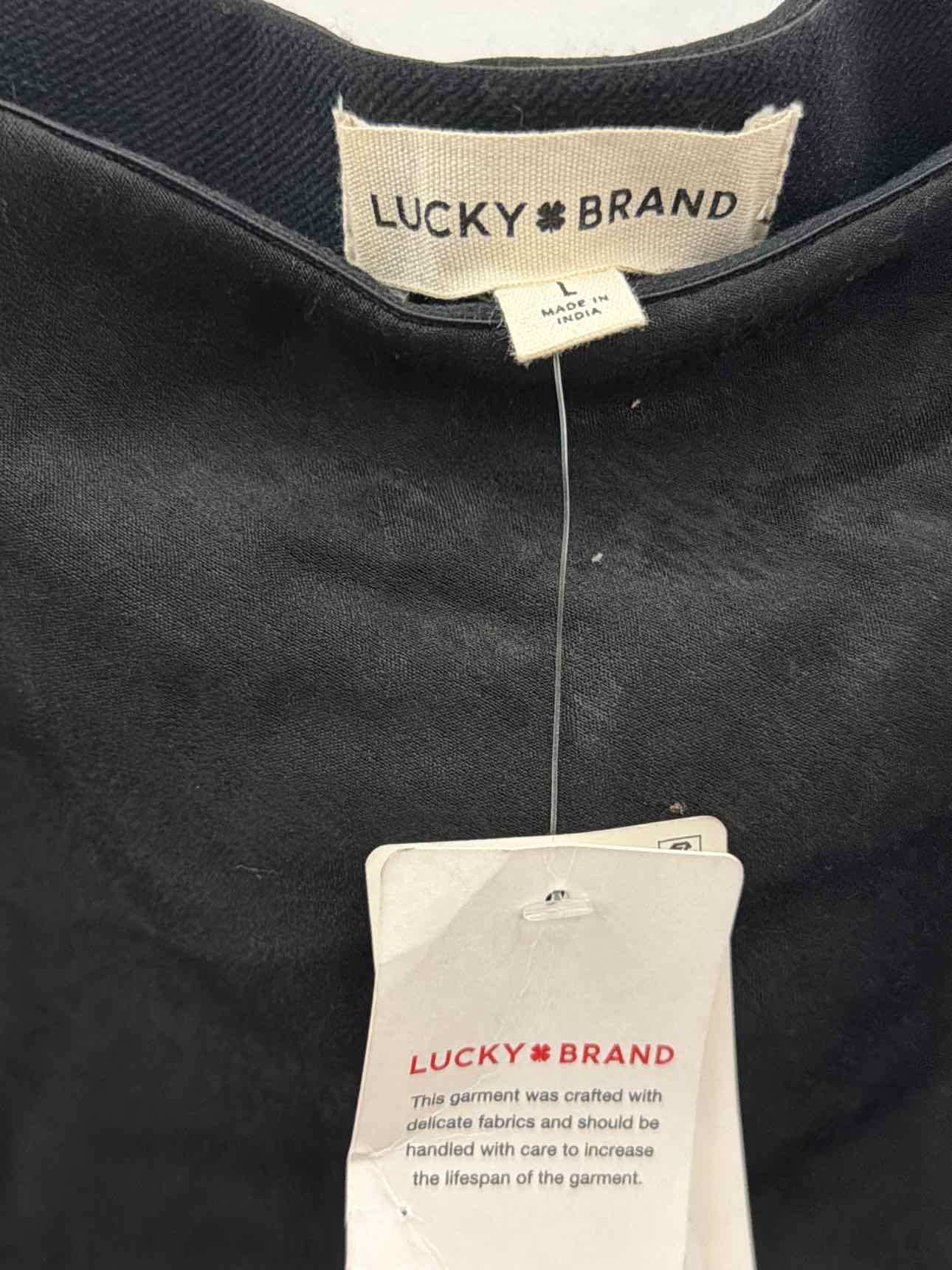 Lucky Brand Size L Black Skirt