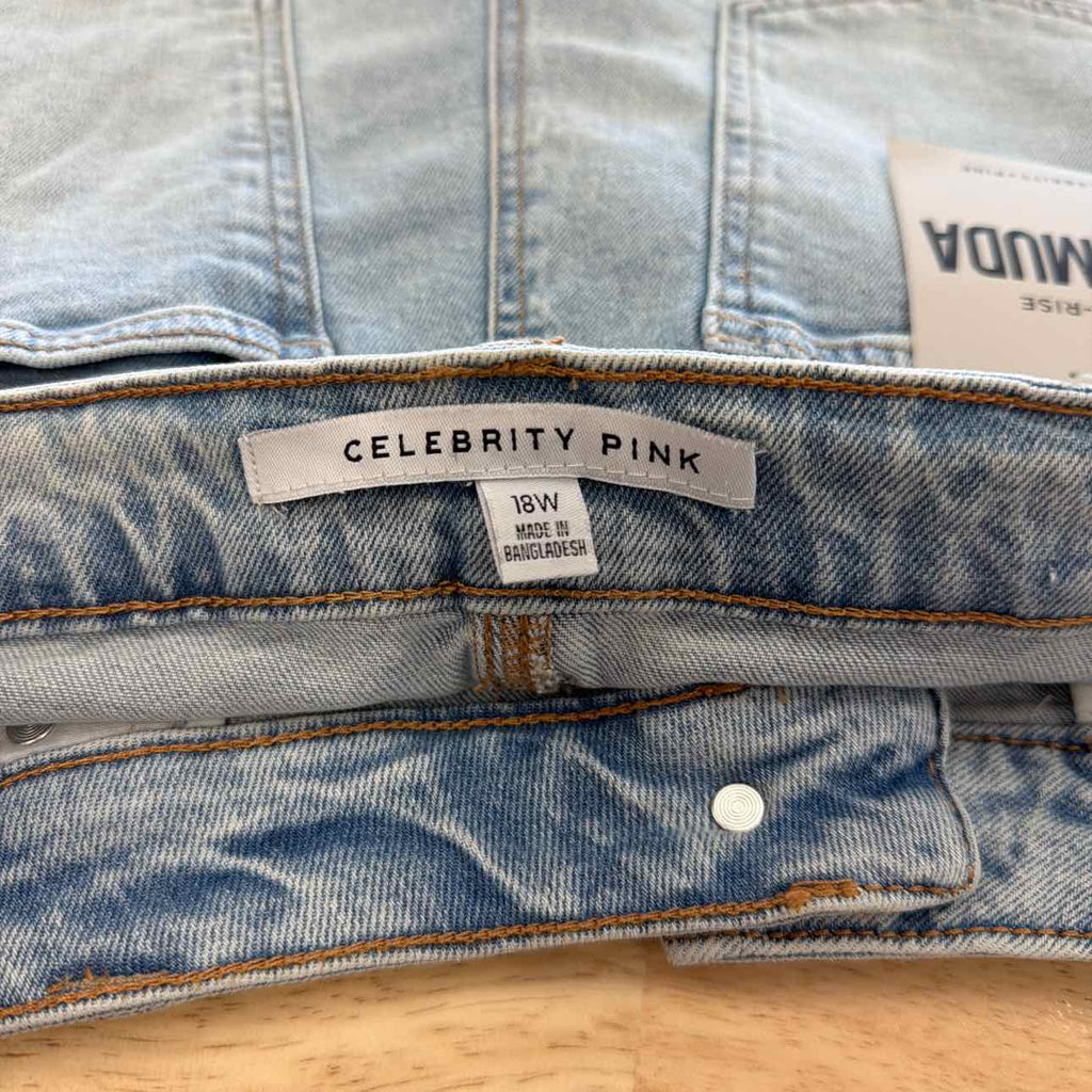 Celebrity pink Women Size 18 Blue New Shorts