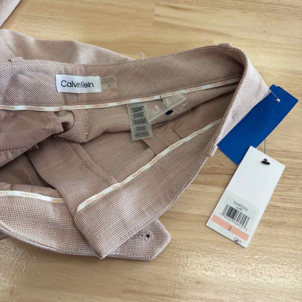 Calvin Klein Size 2 Tan New Pants