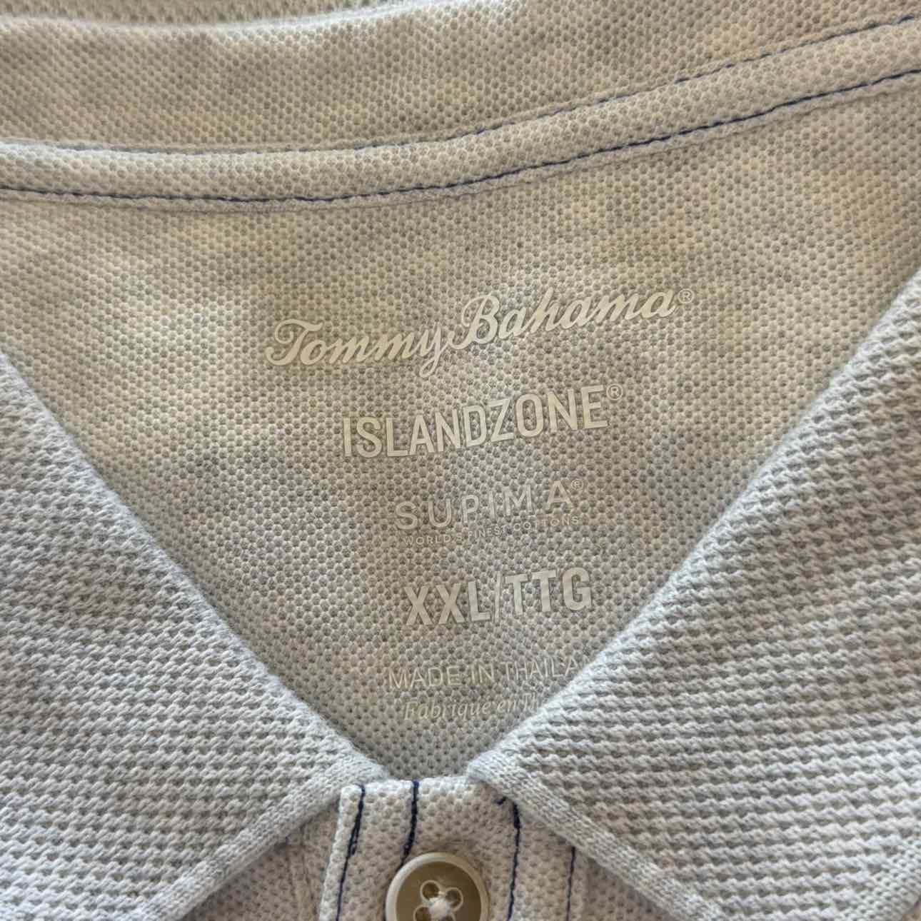 Tommy Bahama Size XXL Gray Preloved MENS Polo