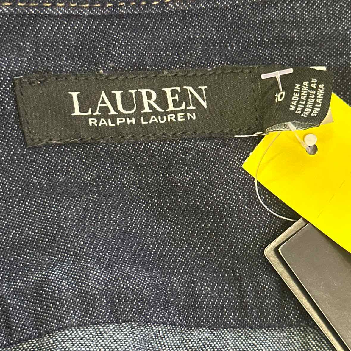 Ralph Lauren Size 10 Denim Dress