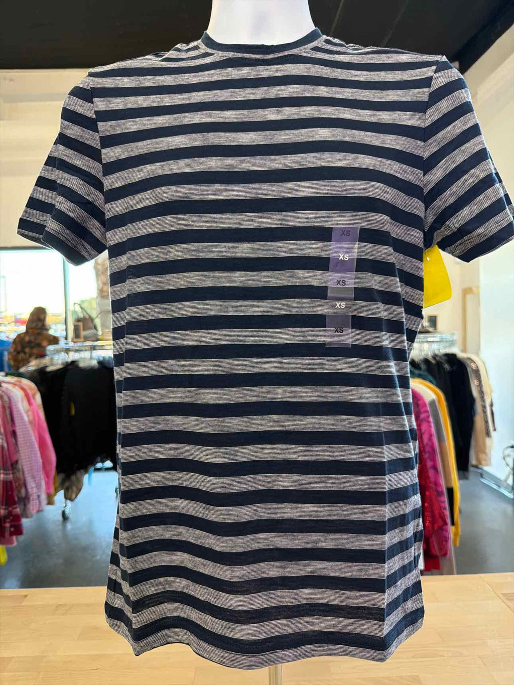 INC Size XS Navy MENS Short Sleeve Shirt