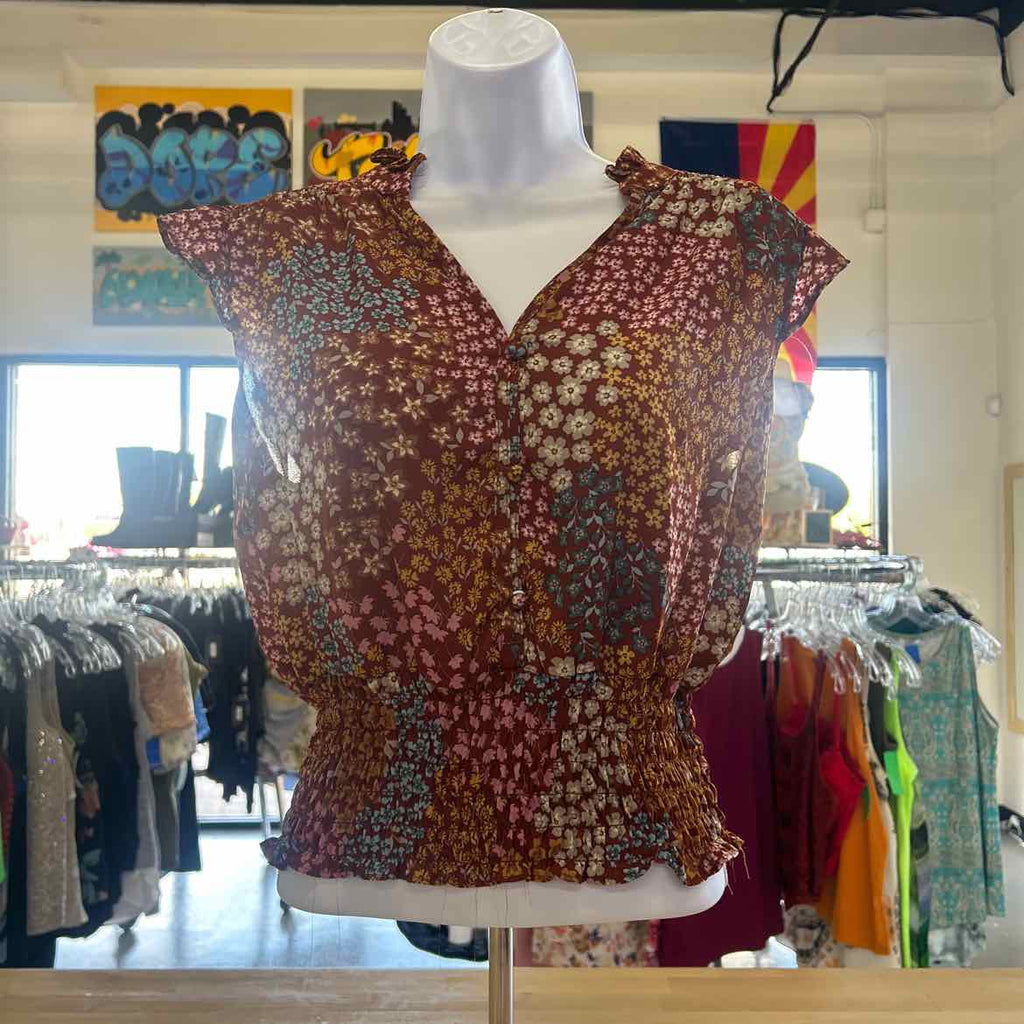 Sienna Sky Size S Brown Preloved Sleeveless