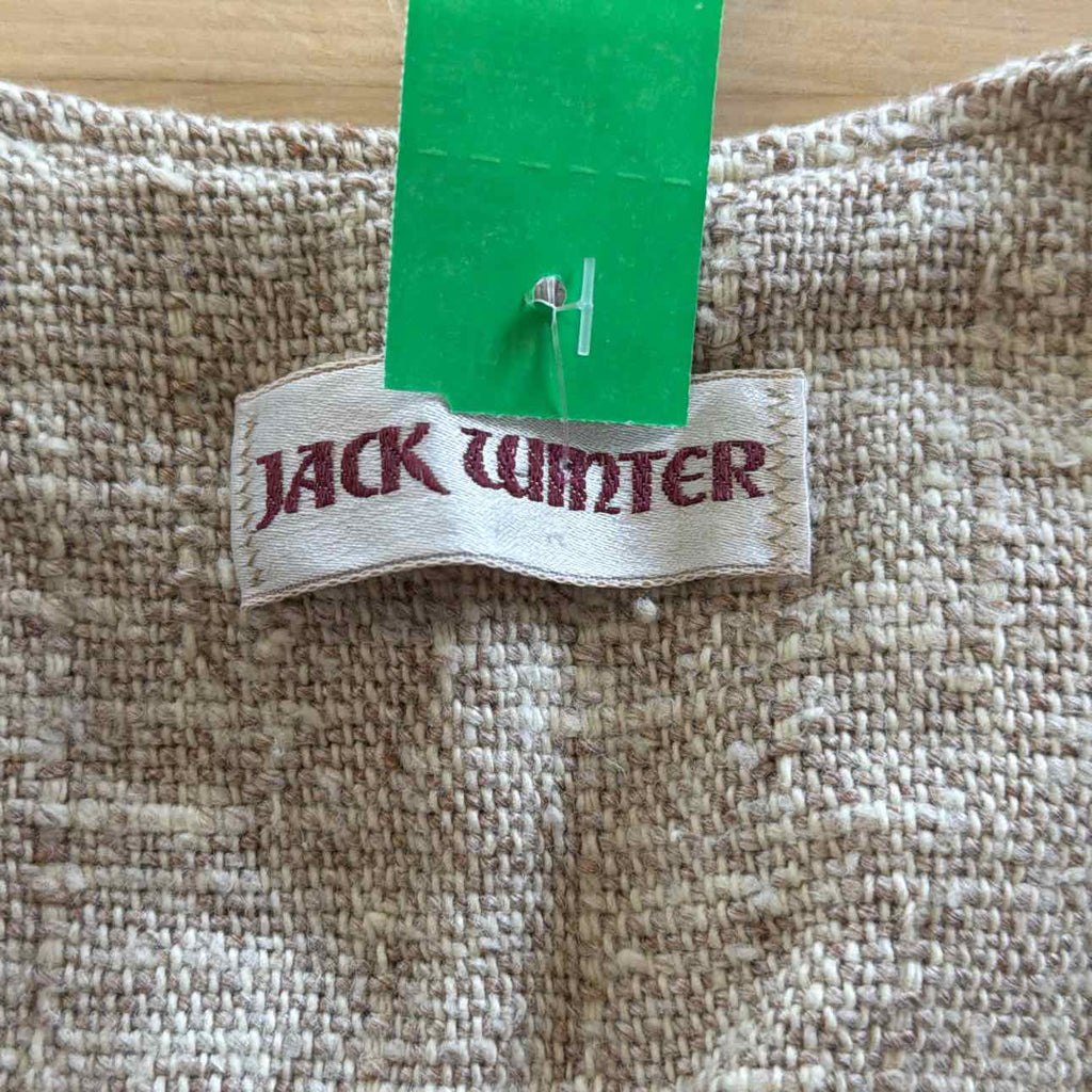 Jack Winter Size M Tan Knit Preloved Jacket