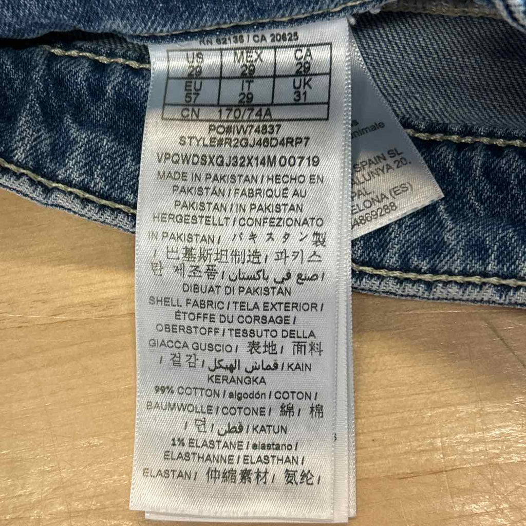 Guess Women Size 29 Blue Denim Preloved Shorts