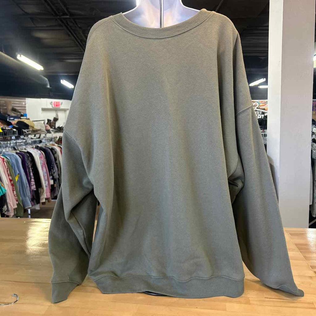 Peanuts Size 1X Green New Sweatshirt