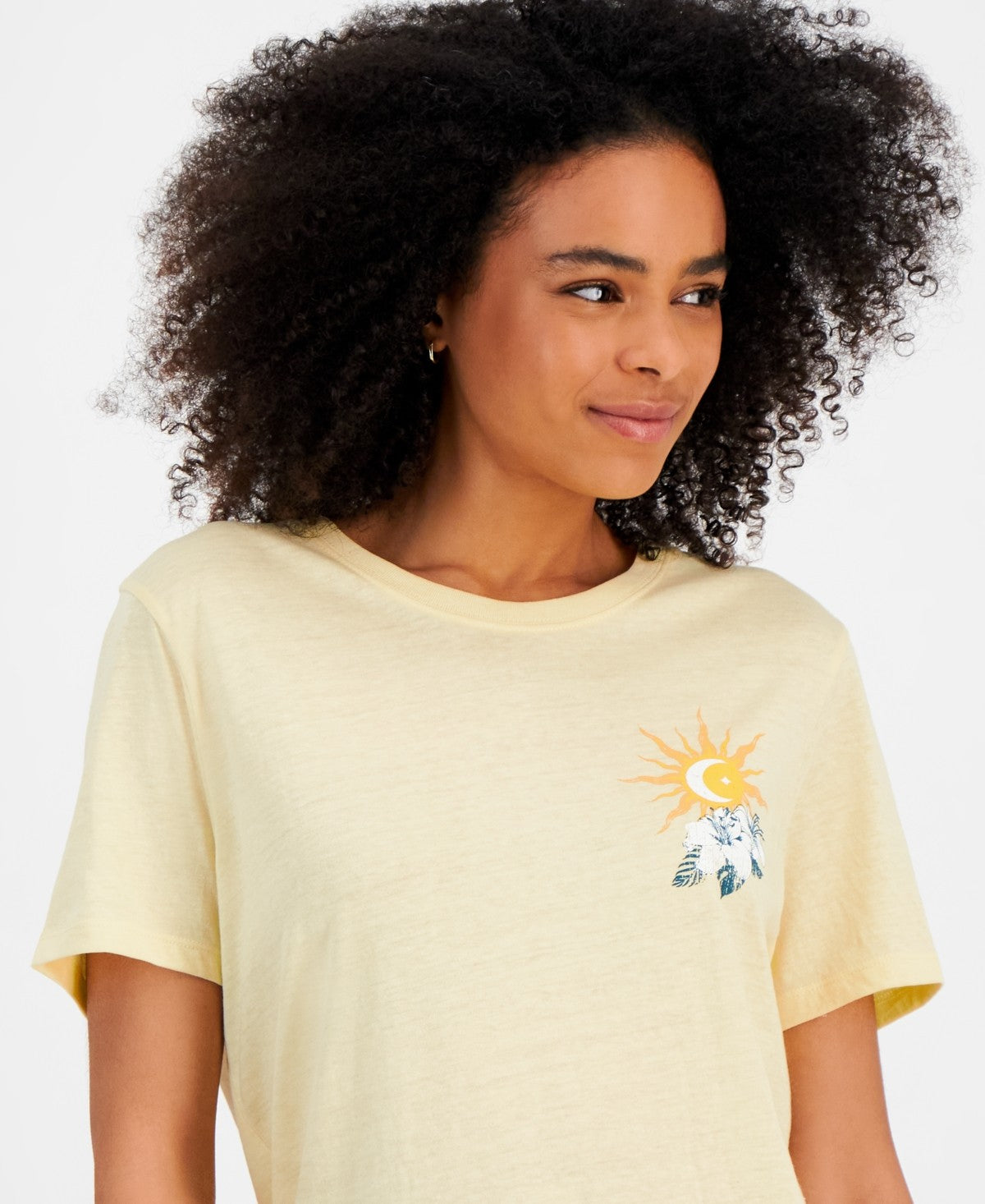 Rebellious One Size S Vani Malibu Graphic Crewneck T-Shirt