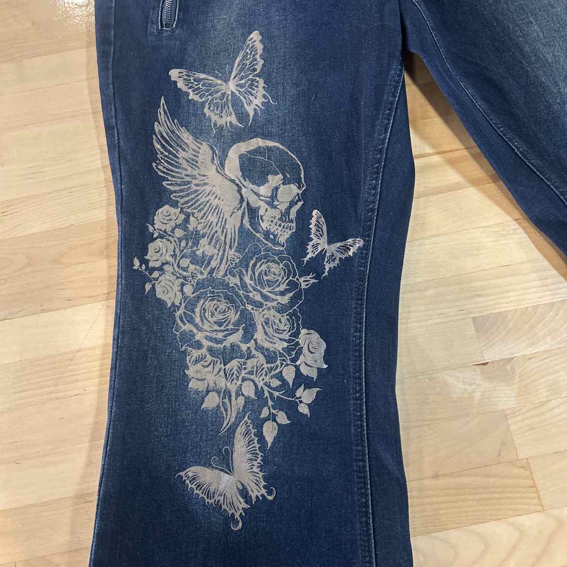Hot Topic Size 16 Blue Denim Preloved Jeans