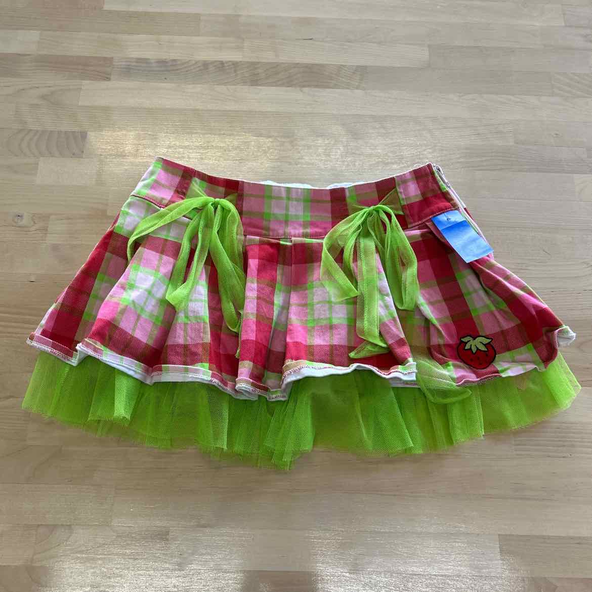 Dolls Kill Size S Pink & Green Skirt