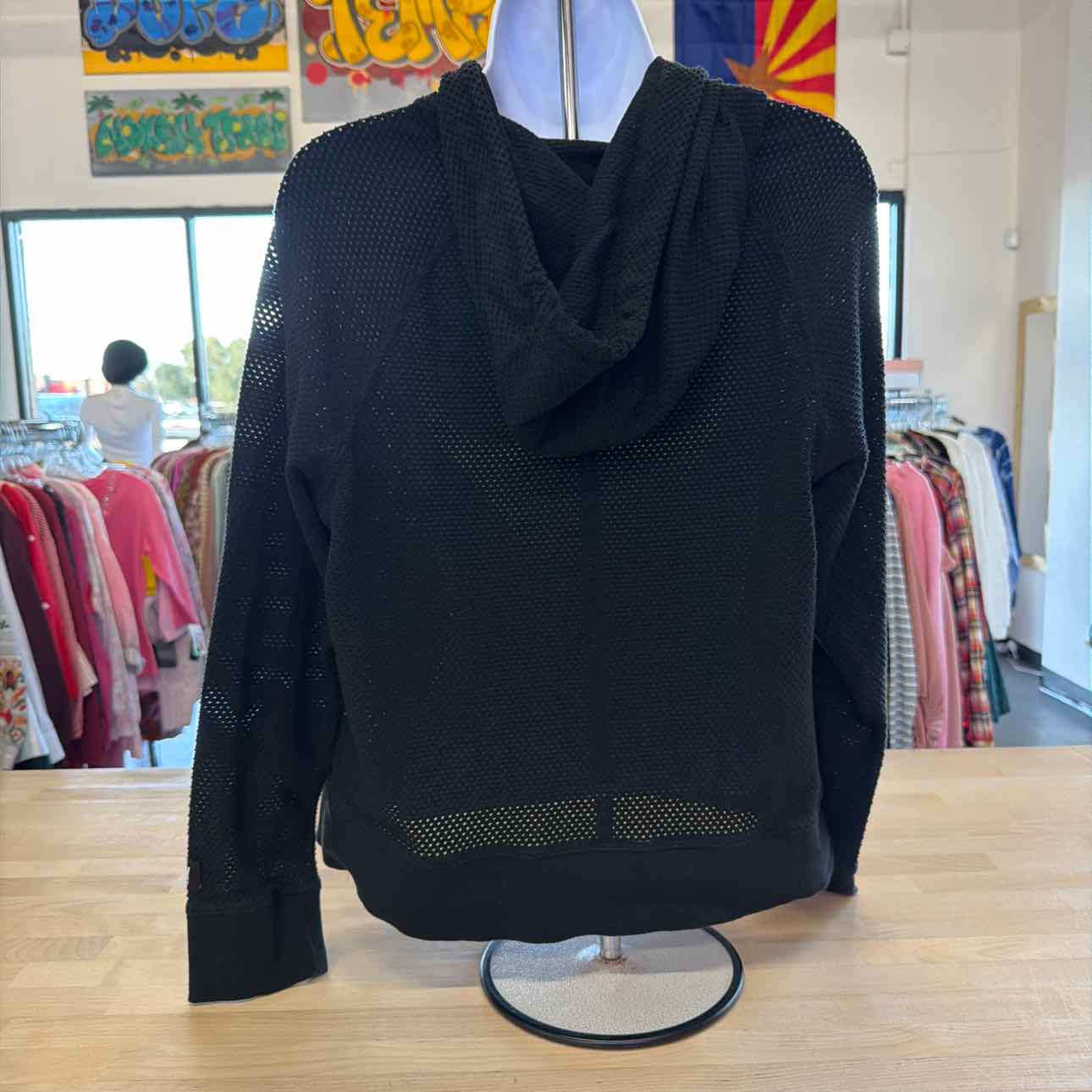 DKNY Size M Black Used Athletic Jacket