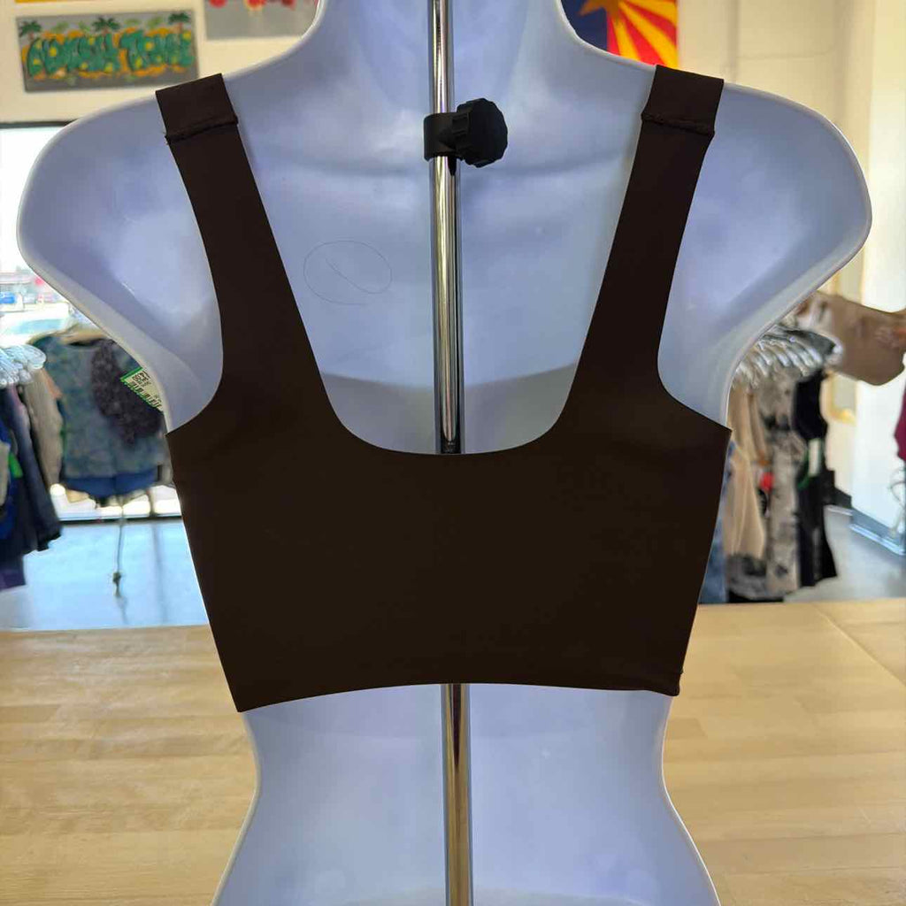 Skims Size S Brown New Sports Bra