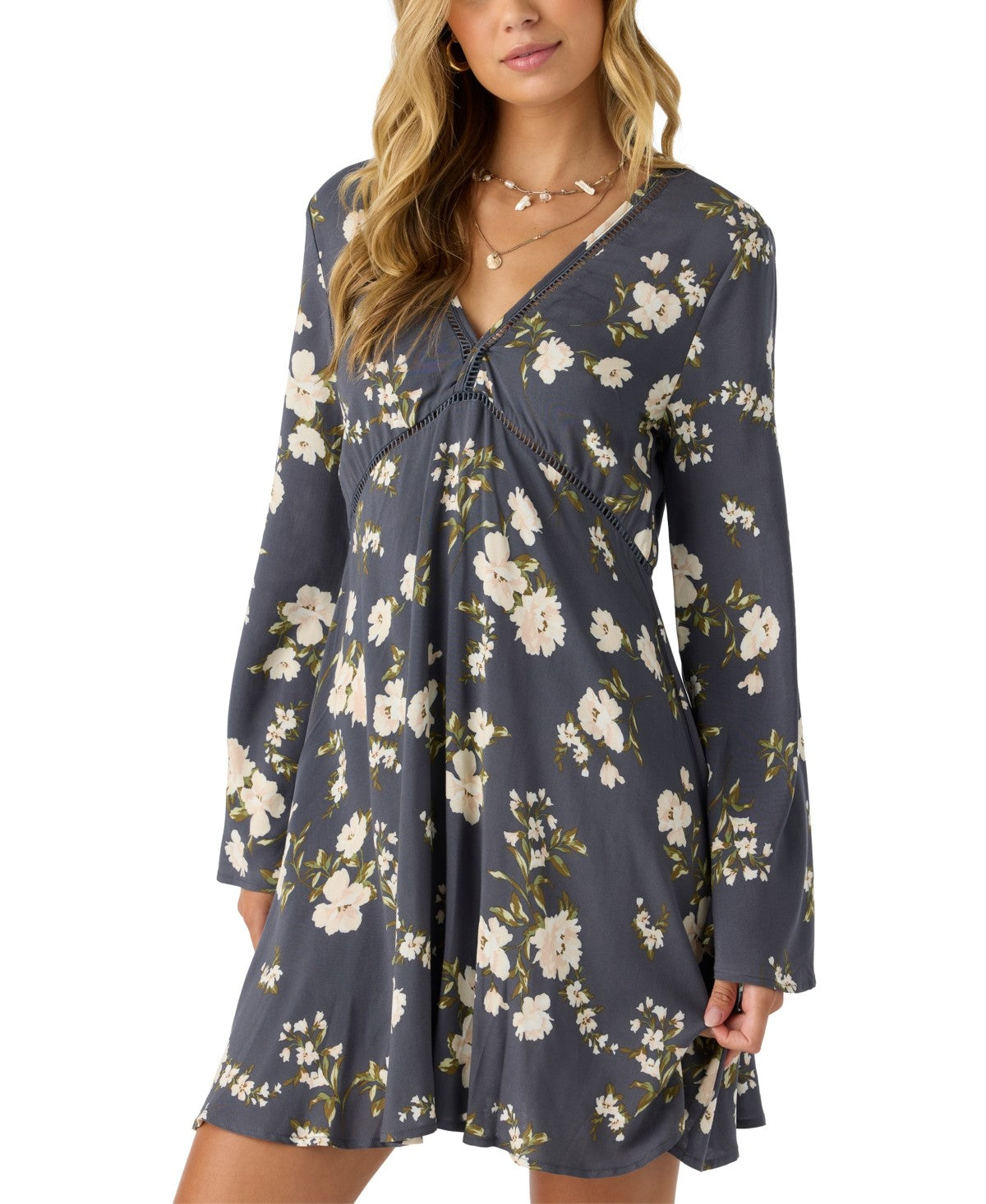 Oneill Size L Juniors' Stevie Dress - Periscope