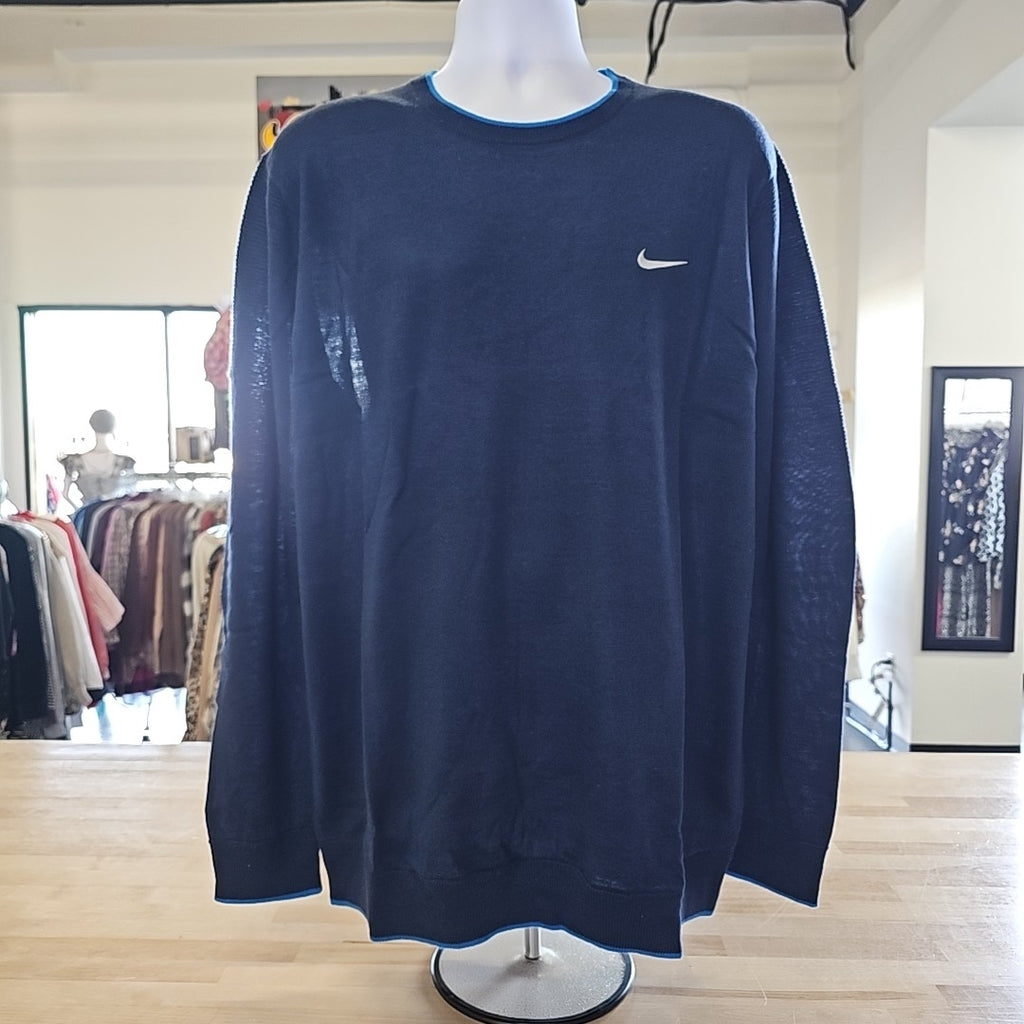 Nike Size 2XL Navy MENS Sweater