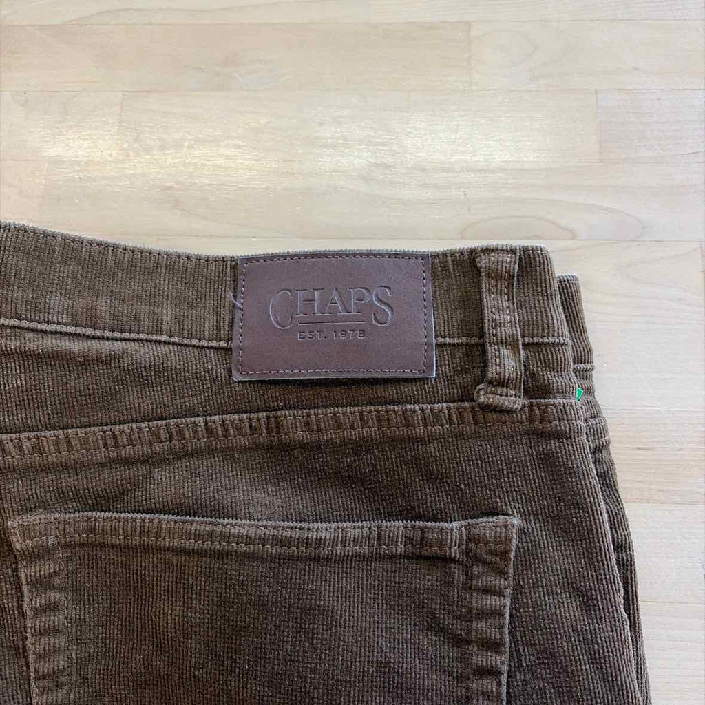 Chaps Size 40x30 Brown MENS Pants