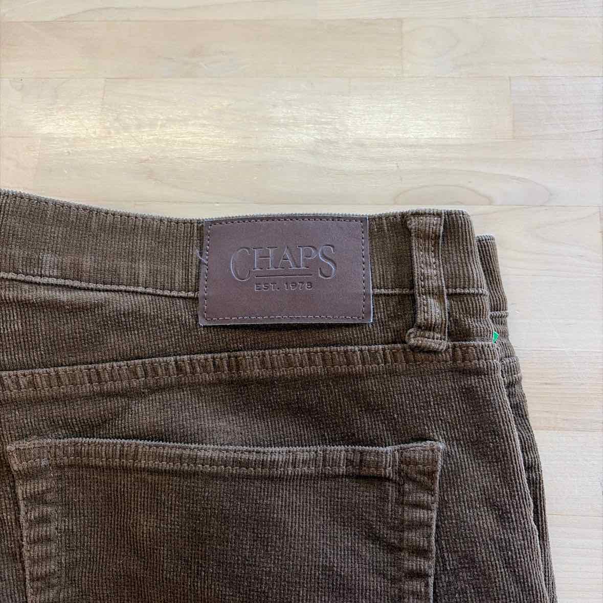 Chaps Size 40x30 Brown MENS Pants