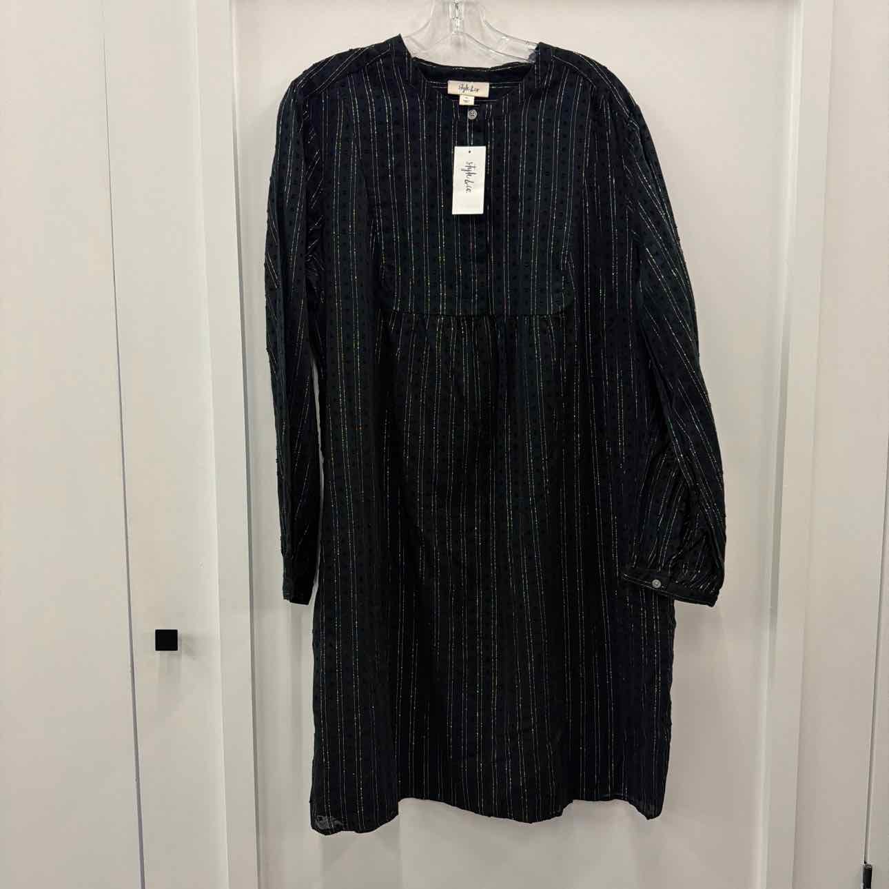Style & Co. Size XL Black New Dress