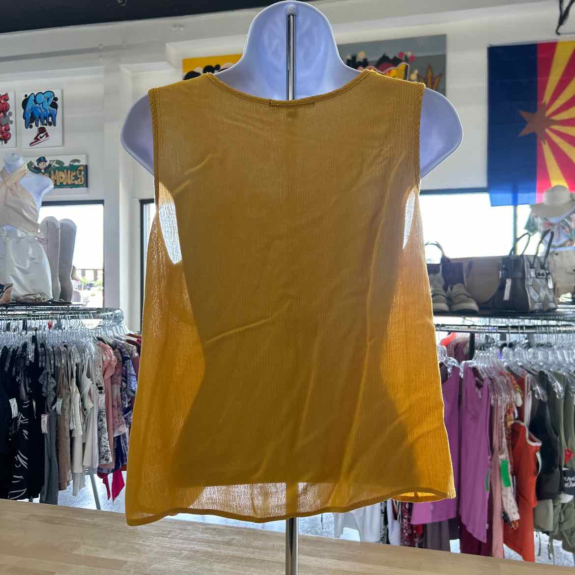 Ambiance Size S Yellow Preloved Tank