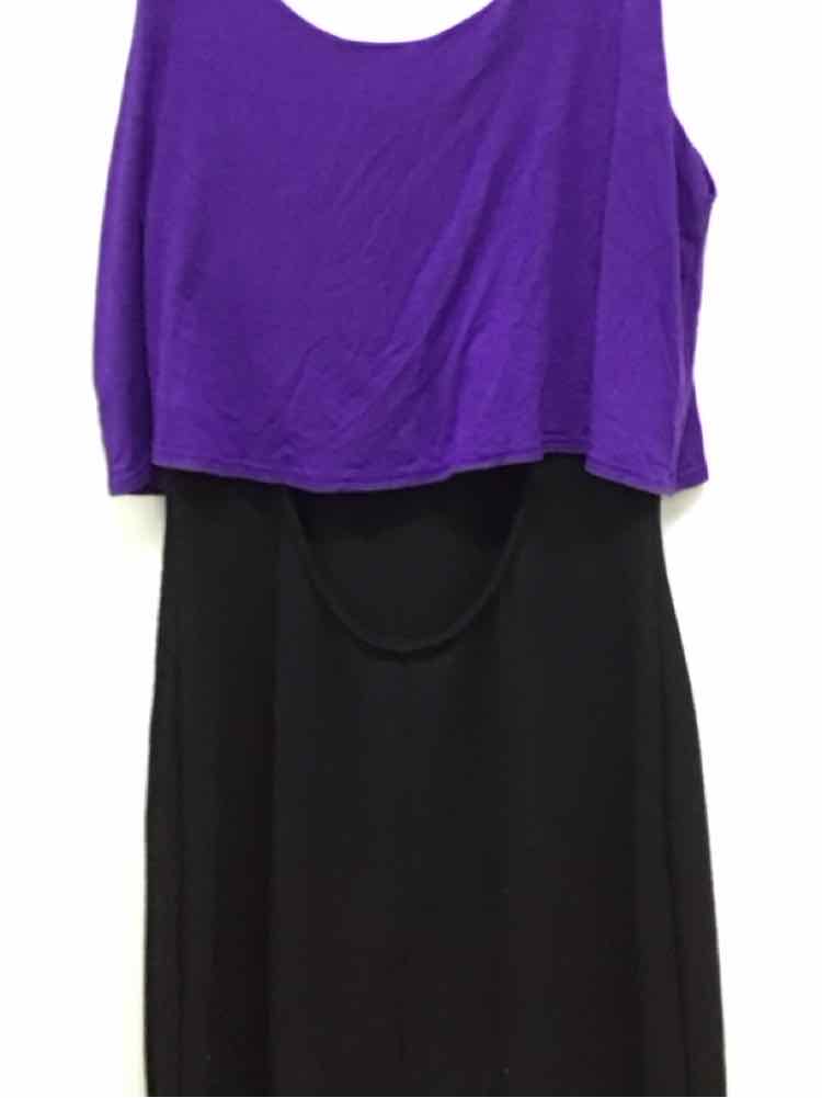 Aqua Size S Black/Purple Preloved Dress