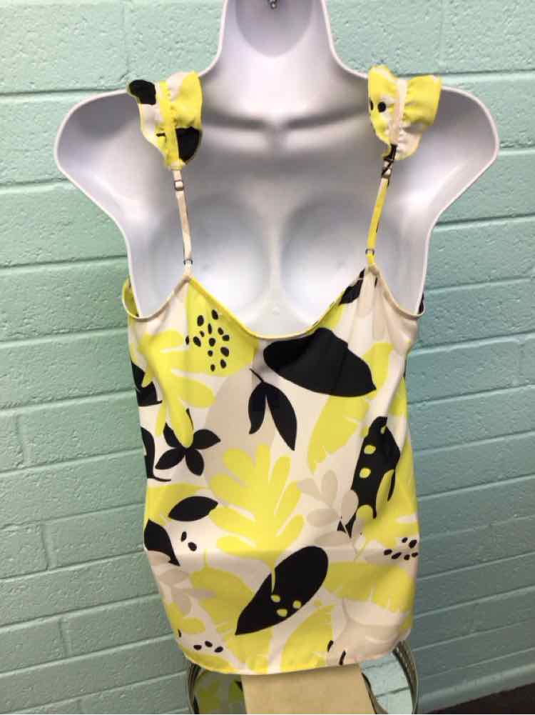Cabi Size XS Yellow & Black Camisole