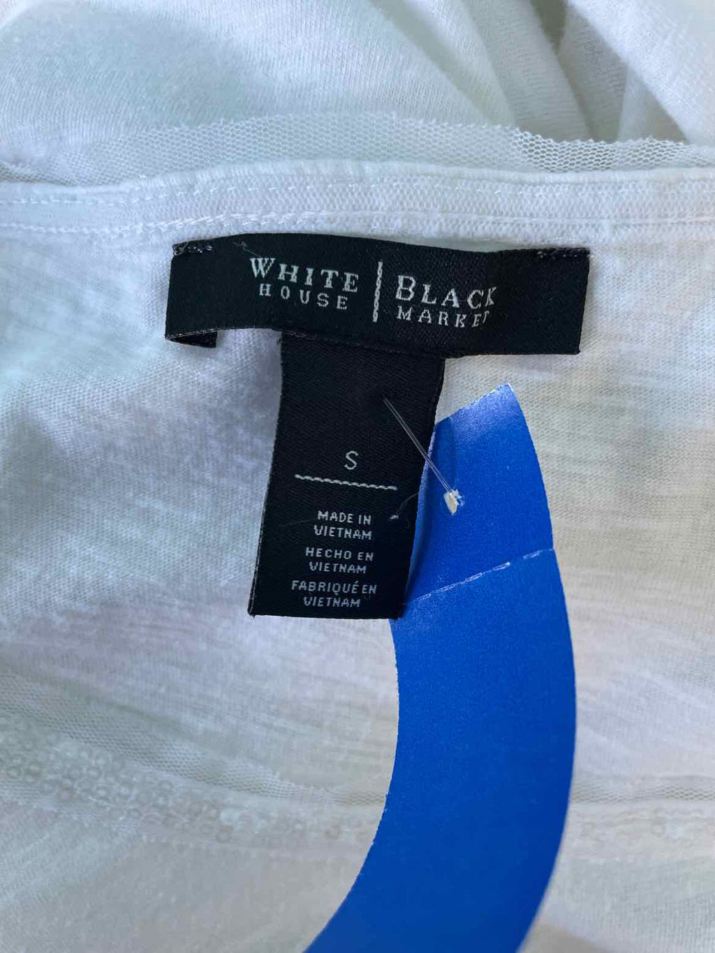 White House Black Market Size S White Knit Top