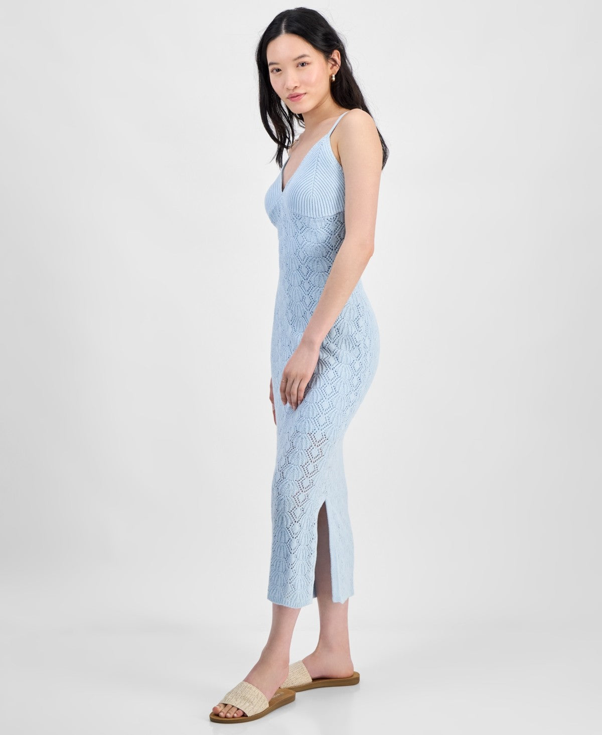 hippie rose Size XS Seashell Crochet MIDI Dress