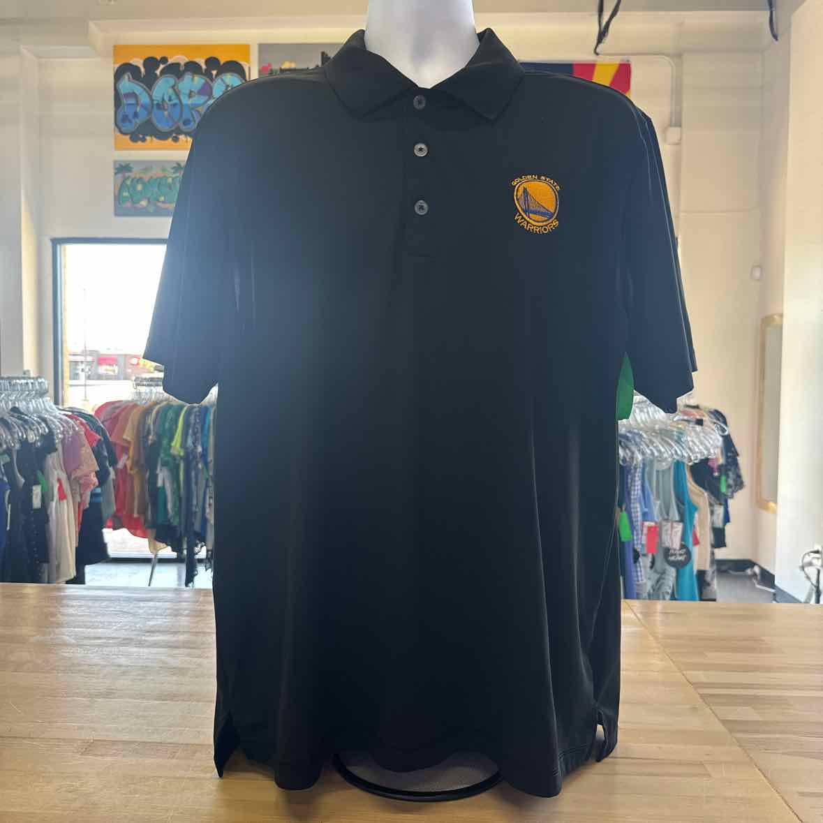 Adidas Size XL Black Preloved MENS Polo