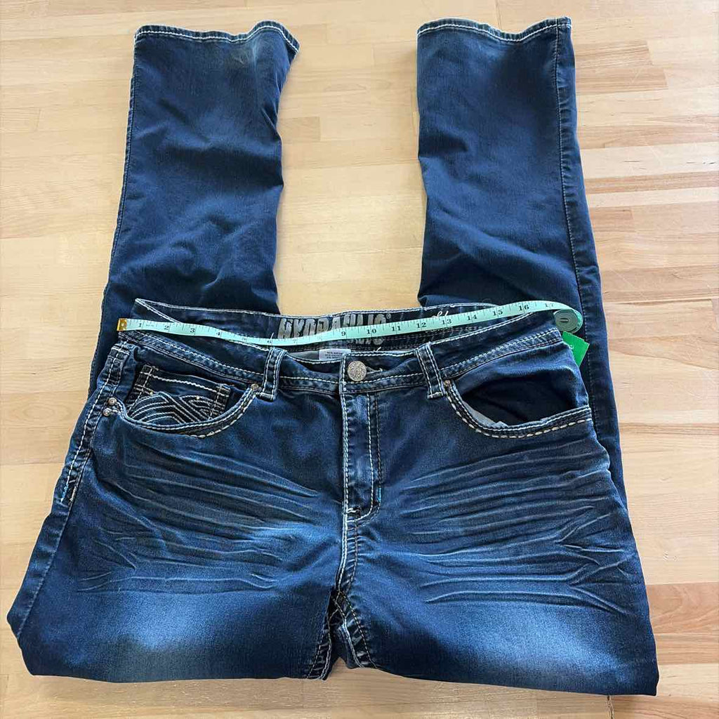 Hydraulic Size 17 Blue Denim Preloved Jeans