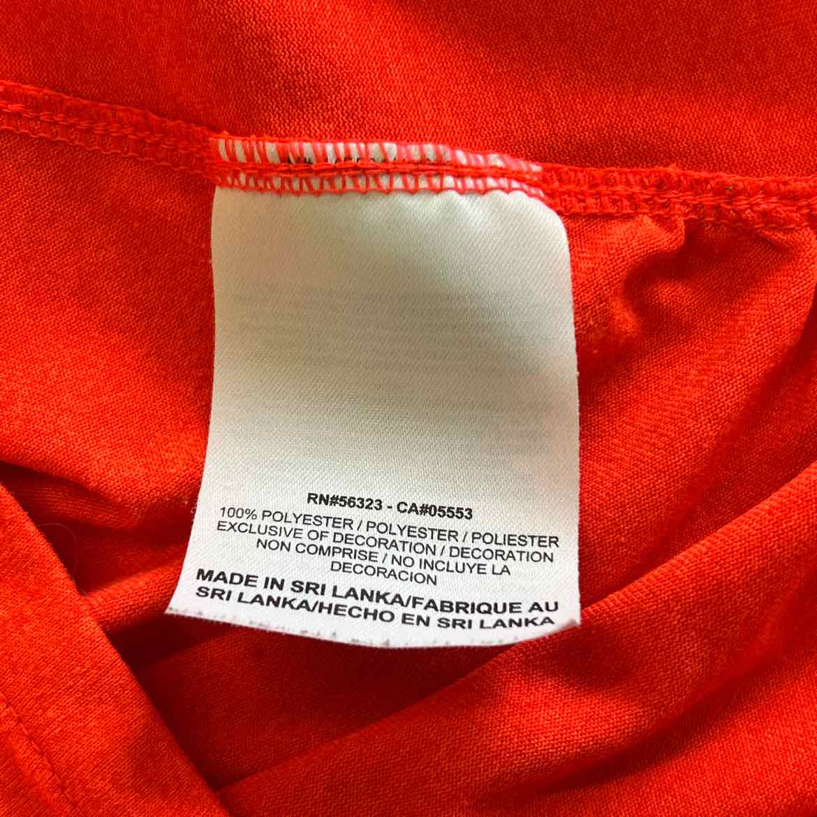 Nike Size M Orange Preloved Athletic Long Sleeve