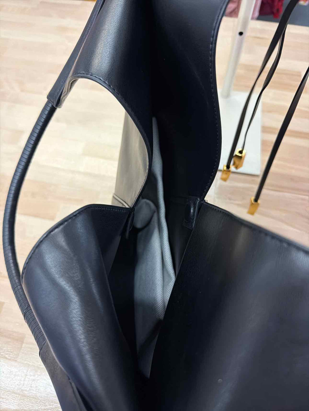 Donna Karan New York Baldwin Large Shoulder with Leather Wrapped Rounded Handle