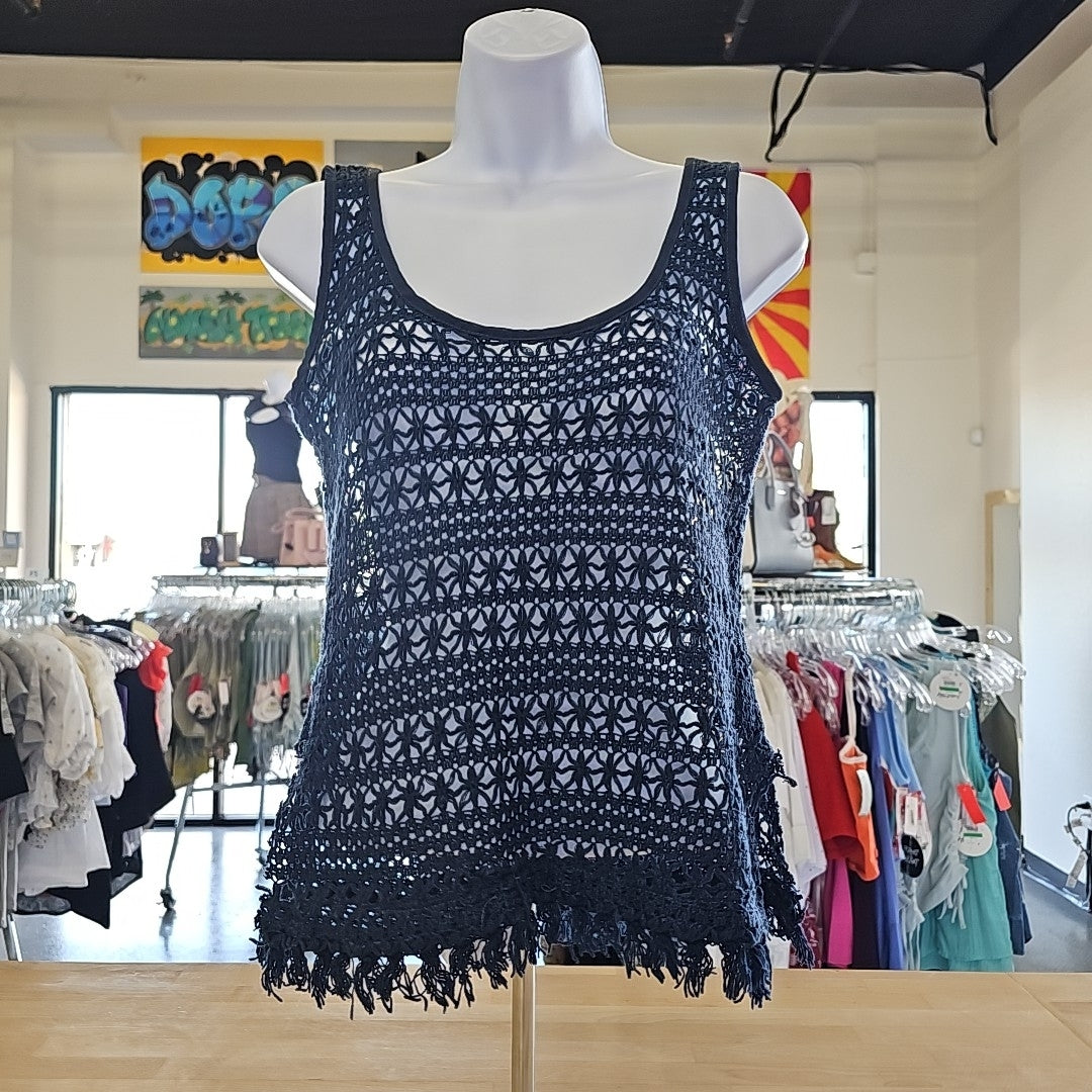 Sanctuary Size XS Blue Knit Preloved Tank