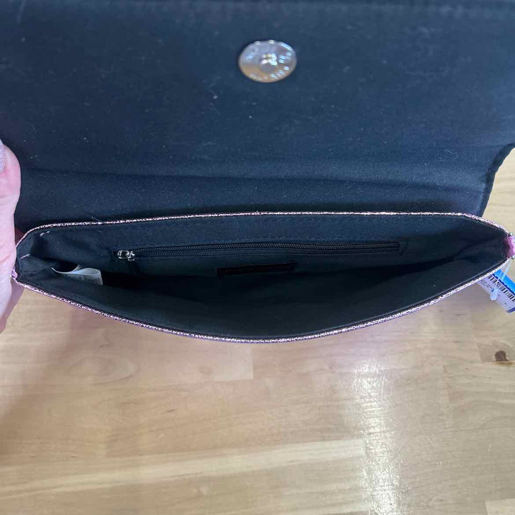 Rebecca Van Dik Pink Rectangle Clutch